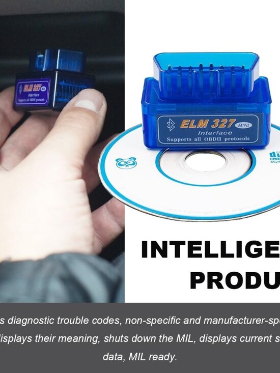 OBDII Car Auto Diagnostic Scanner, Automotive Bluetooth Scan Tool and Code Reade - Picture 4 of 6